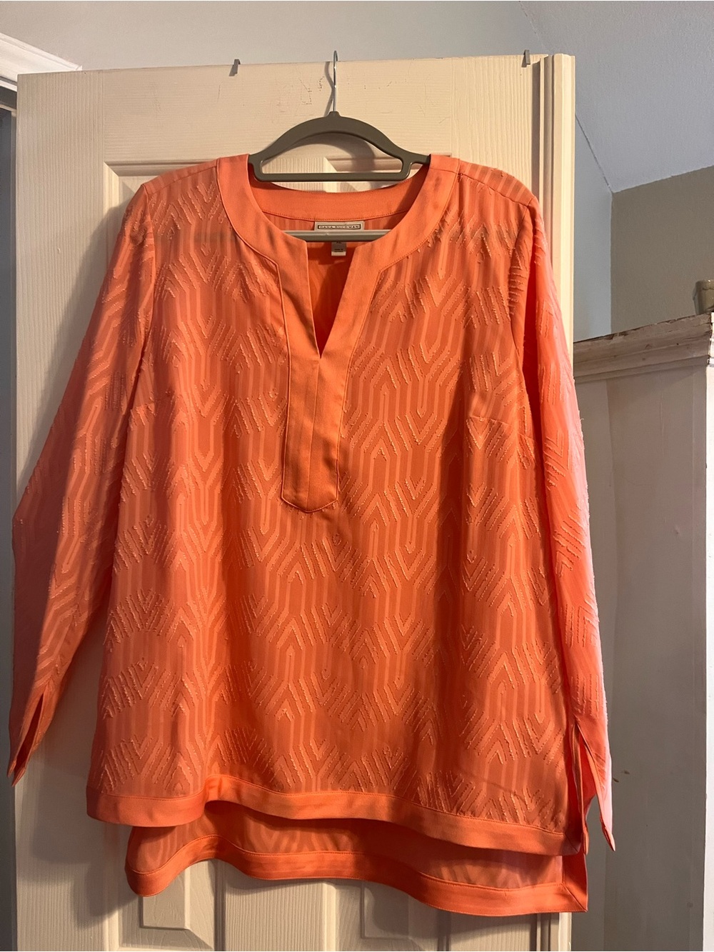 Dana Buchman XL sheer blouse